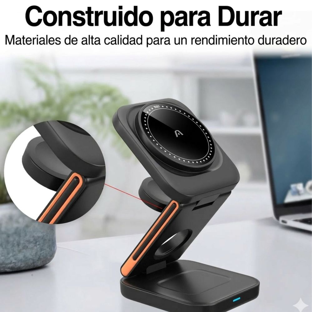CARGADOR PLEGABLE 3 EN 1 MAGNETIC S4 