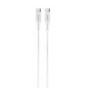 Cable Tipo C-C  1 Metro 65w Blanco