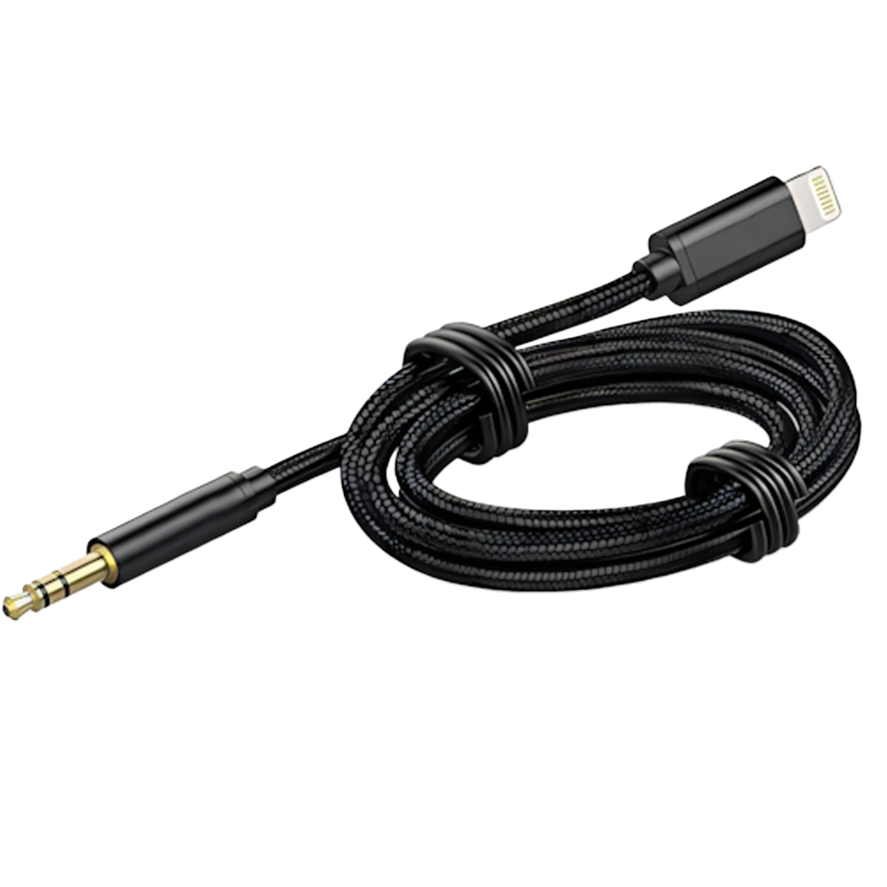 Cable de audio Lightning Jack 3.5mm 1.2Mts