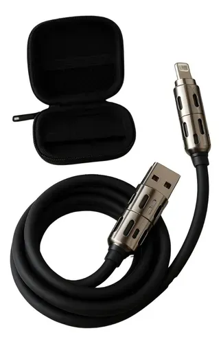 Cable 4 en 1 Con Estuche