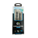 Cable 6A Tipo C-C 60w 1M 
