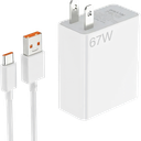 Cargador Super Rapido 67W Tipo C Blanco