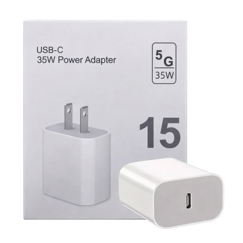 Cargador Cubo USB-C 35W Para Apple 