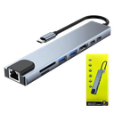 Adaptador Tipo C - 8 en 1 HDTV 4K 