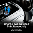 Cargador Dual Para Auto Tipo C - Usb Force C1 36W 