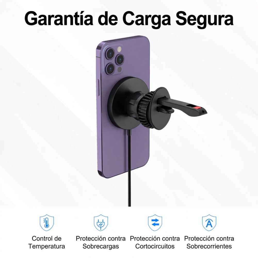 Soporte De Carga Inalambrica Para Auto M4
