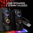 PARLANTE GAMER COMBAT SP68 ESTEREO 2.0