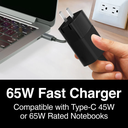 CARGADOR DUAL TIPO C - USB VOLTA P7 CARGA RAPIDA 65W 