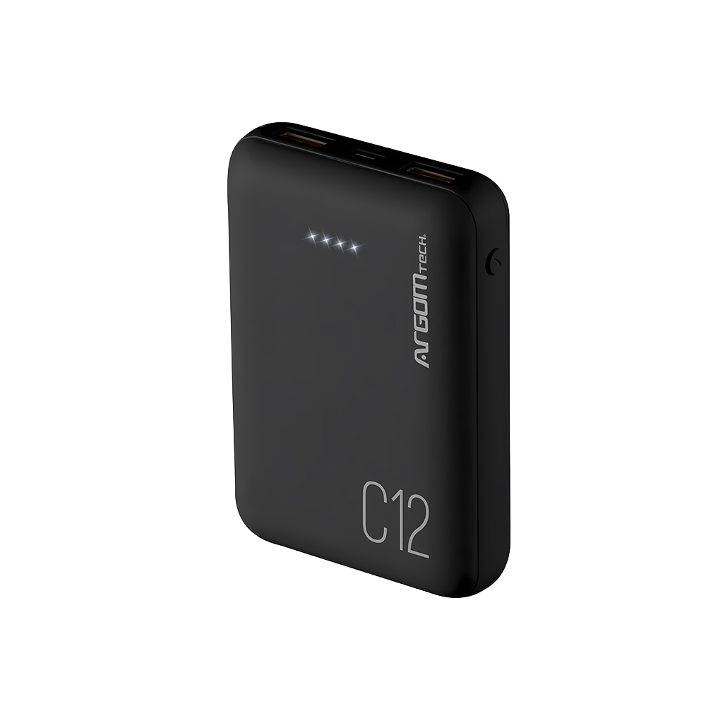 Batería Externa C12 Ultra Compacto 12000 mAh