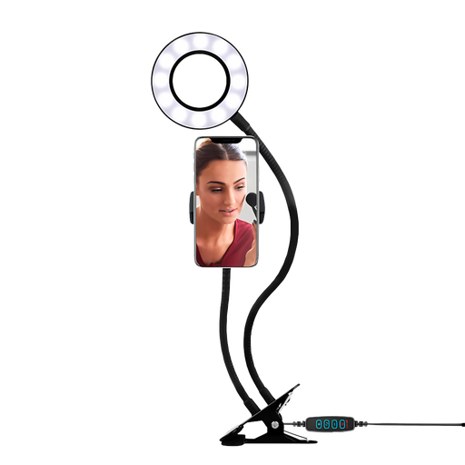 Lampara Led De 3,5" Brazo Flexible Y Clip