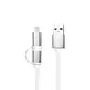 CABLE 2 EN 1 MICRO USB - LIGHTNING - 2 M