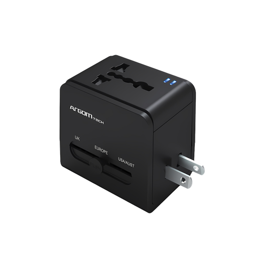 Adaptador De Viaje Universal Con Carga Rápida