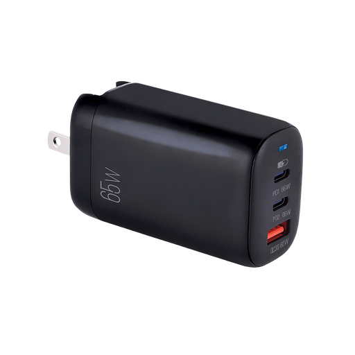 Cargador Volta P8 Carga Rápida 65W - 3 Puertos