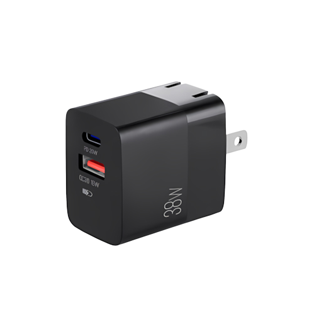 Cargador Dual Tipo C - Usb Volta P4 Plegable 38W