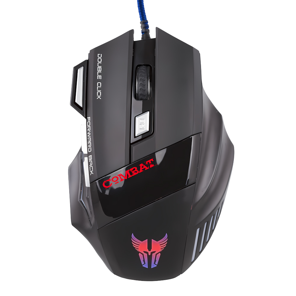 MOUSE GAMER COMBAT MS42 USB NEGRO
