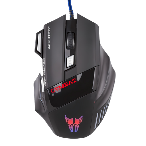 Mouse Gamer Combat Ms42 Usb Negro