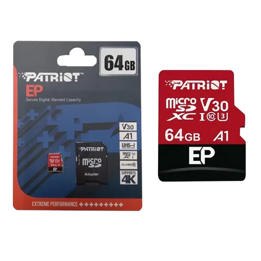 Memoria Micro Sd Patriot Ep V30 A1 64Gb