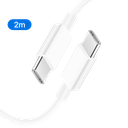 Cable 100W Para Apple 2M Blanco