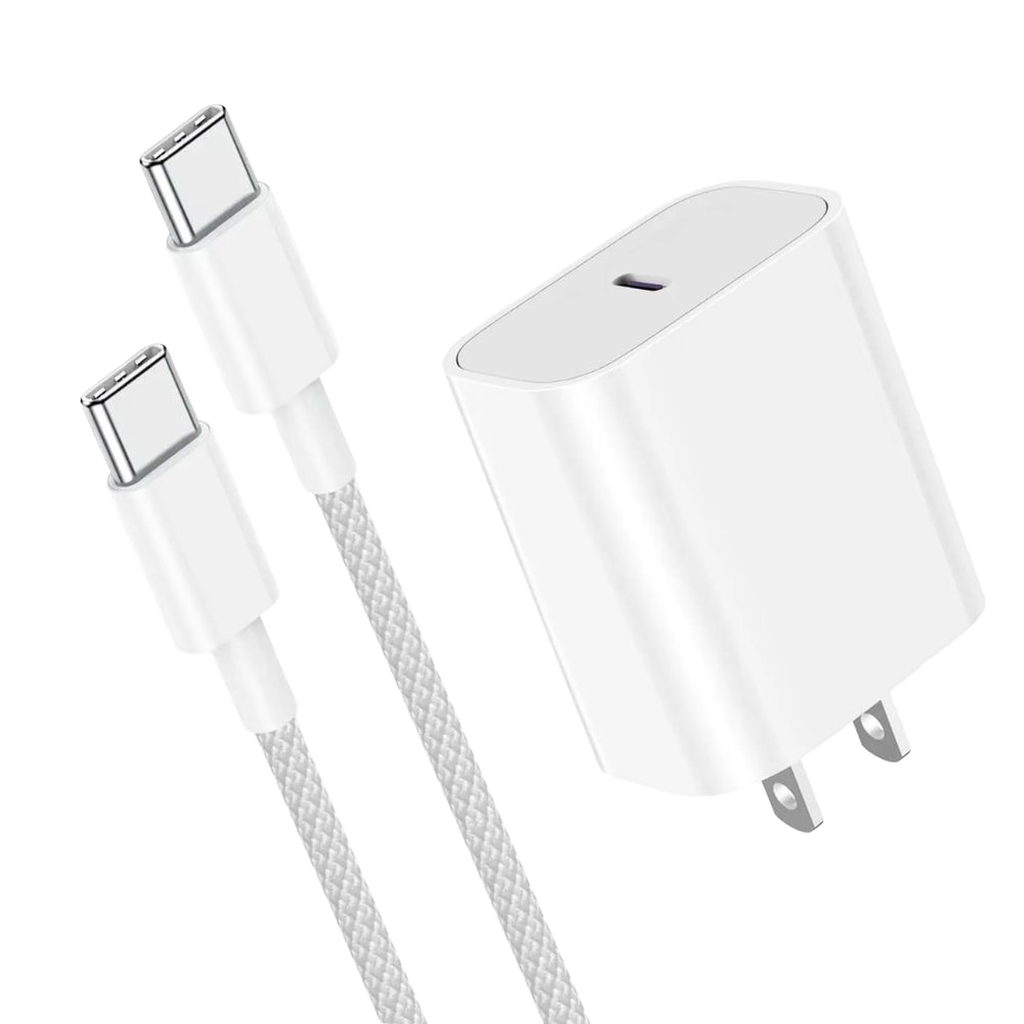 Cargador USB-C 35W Para Apple + Cable Trenzado USB-C