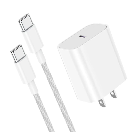 Cargador USB-C 35W Para Apple + Cable Trenzado USB-C