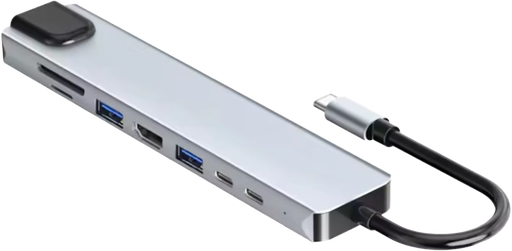 Adaptador Tipo C - 8 en 1 HDTV 4K