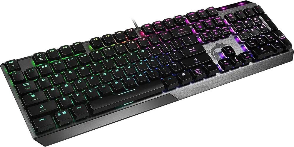 Teclado Gamer Vigor Low Profile Mecanico Iluminacion RGB US GK50