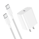 Cargador USB-C 35W Para Apple + Cable Trenzado USB-C